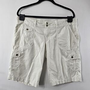 American Eagle AEO AE Cargo Utility Safari Utilitarian Casual Bermuda Shorts 14